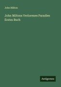 Cover-Bild zum Titel 'John Miltons Verlorenes Paradies Erstes Buch' von 'John Milton'