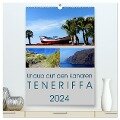 Urlaub auf den Kanaren - Teneriffa (hochwertiger Premium Wandkalender 2024 DIN A2 hoch), Kunstdruck in Hochglanz - Lucy M. Laube