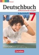 Cover-Bild zum Titel 'Deutschbuch 7. Schuljahr. Arbeitsheft mit Lösungen. Differenzierende Ausgabe Hessen' von 'Friedrich Dick, Agnes Fulde, Marianna Lichtenstein, Toka-Lena Rusnok'