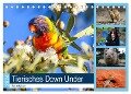 Tierisches Down Under - live erleben (Tischkalender 2024 DIN A5 quer), CALVENDO Monatskalender - Anke Fietzek