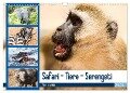 Safari - Tiere - Serengeti (Wandkalender 2024 DIN A3 quer), CALVENDO Monatskalender - Sabine Reuke