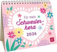 Mini-Kalender 2026: Für mein Schwesterherz - 