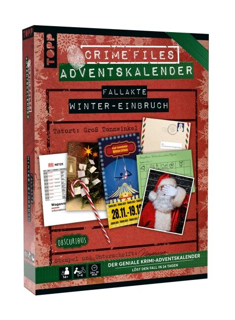Crime Files - Fallakte: Winter-Einbruch. Der geniale Krimi-Adventskalender - Rätselraum Ruhrpott