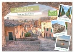 Umbrien - Das grüne Herz Italiens (Wandkalender 2025 DIN A2 quer), CALVENDO Monatskalender - Joana Kruse