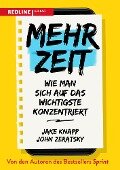 Cover-Bild zum Titel 'Mehr Zeit' von 'Jake Knapp, John Zeratsky'