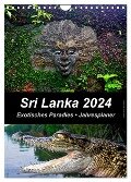 Sri Lanka 2024 - Exotisches Paradies - Jahresplaner (Wandkalender 2024 DIN A4 hoch), CALVENDO Monatskalender - Hamburg Mirko Weigt