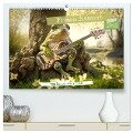 Frosch Konzert (hochwertiger Premium Wandkalender 2025 DIN A2 quer), Kunstdruck in Hochglanz - Daniel Rohr
