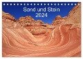 Sand und Stein 2024 (Tischkalender 2024 DIN A5 quer), CALVENDO Monatskalender - Giuseppe Lupo