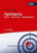 Fachtexte lesen - verstehen - wiedergeben - Ulrike Lange