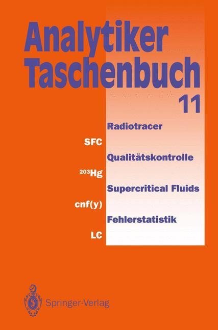 Analytiker-Taschenbuch - Helmut Günzler, Rolf Borsdorf, Klaus Danzer, Hermann Wisser, Walter Huber