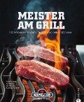 Cover-Bild zum Titel 'Meister am Grill' von 'Rudolf Jaeger, Andreas Rummel, Ted Reader, Adi Matzek'