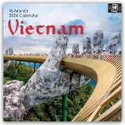 Cover-Bild zum Titel 'Vietnam 2026 - 16-Monatskalender' von 'The Gifted'