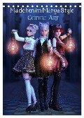 Mädchen im Manga Style (Gothic Art) (Tischkalender 2024 DIN A5 hoch), CALVENDO Monatskalender - Illu Pic A. T. Art