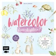 Cover-Bild zum Titel 'Watercolor fein und floral' von 'Malin Lammers'