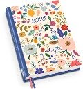 Blumenwiese Taschenkalender 2025 - Blumen-Design - Terminplaner mit Wochenkalendarium - Format 11,3 x 16,3 cm - 