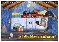 Hier ist die Maus zuhaus' (Wandkalender 2024 DIN A4 quer), CALVENDO Monatskalender - Monika Jüngling Alias Mausopardia
