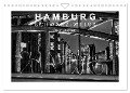 Hamburg in schwarz-weiß (Wandkalender 2024 DIN A4 quer), CALVENDO Monatskalender - Silly Photography