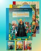 Zauberwelten: Die Zauberflöte, Der Karneval der Tiere, Der Nussknacker (3er-Buchpaket plus Hörbücher) - Bert Alexander Petzold, Wolfgang Amadeus Mozart, Camille Saint-Saëns, Peter Tschaikowsky