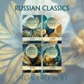 Cover-Bild zum Titel 'EasyOriginal Readable Classics / Russian Classics - 4 books (with audio-online) - Readable Classics - Unabridged russian edition with improved readability' von 'Alexander Puschkin'