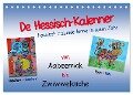 De Hessisch-Kalenner - hessisch babbele lerne in aam Johr (Tischkalender 2024 DIN A5 quer), CALVENDO Monatskalender - Ilona Stark-Hahn