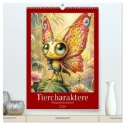Tiercharaktere - Witzig und bezaubernd (hochwertiger Premium Wandkalender 2026 DIN A2 hoch), Kunstdruck in Hochglanz - Liselotte Brunner-Klaus
