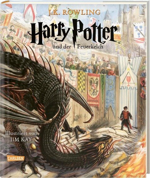 Harry Potter und der Feuerkelch (farbig illustrierte Schmuckausgabe) (Harry Potter 4) - J. K. Rowling