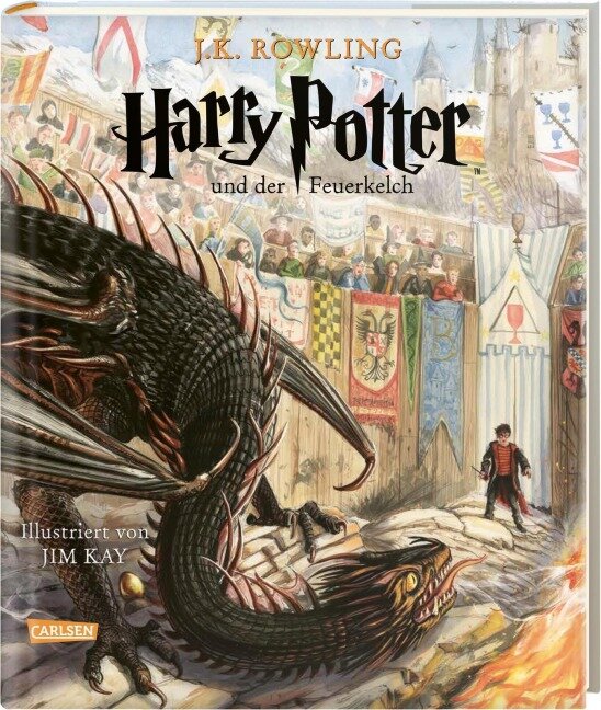 Harry Potter und der Feuerkelch (farbig illustrierte Schmuckausgabe) (Harry Potter 4) - J. K. Rowling