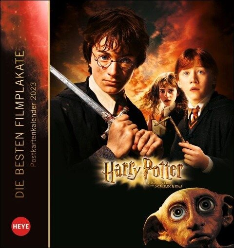 Harry Potter Filmplakate Postkartenkalender 2023 - 