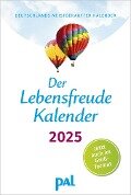 Der Lebensfreude-Kalender 2025 im Großformat - Doris Wolf, Rolf Merkle, Maja Günther