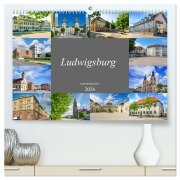 Ludwigsburg Impressionen (hochwertiger Premium Wandkalender 2026 DIN A2 quer), Kunstdruck in Hochglanz - Dirk Meutzner