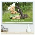 Eichhörnchen - Abenteuer mit Freund Teddy (hochwertiger Premium Wandkalender 2024 DIN A2 quer), Kunstdruck in Hochglanz - Birgit Cerny