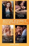Cover-Bild zum Titel 'Modern Romance June 2020 Books 1-4: Cinderella's Royal Secret / His Innocent's Passionate Awakening / Beauty and Her One-Night Baby / Claimed in the Italian's Castle' von 'Lynne Graham, Melanie Milburne, Dani Collins, Caitlin Crews'