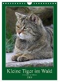 Kleine Tiger im Wald (Wandkalender 2024 DIN A4 hoch), CALVENDO Monatskalender - Roland Brack
