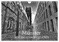 Münster in schwarz-weiß gesehen (Wandkalender 2024 DIN A4 quer), CALVENDO Monatskalender - Paul Michalzik