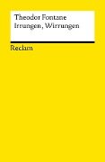 Cover-Bild zum Titel 'Irrungen, Wirrungen' von 'Theodor Fontane'