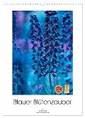 Blauer Blütenzauber (Wandkalender 2024 DIN A3 hoch), CALVENDO Monatskalender - Ulrike Adam