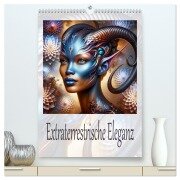 Extraterrestrische Eleganz (hochwertiger Premium Wandkalender 2026 DIN A2 hoch), Kunstdruck in Hochglanz - Dusanka Djeric