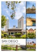 SAN DIEGO Küstenmetropole mit Flair (Wandkalender 2025 DIN A2 hoch), CALVENDO Monatskalender - Melanie Viola