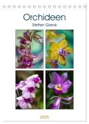 Orchideen (Tischkalender 2025 DIN A5 hoch), CALVENDO Monatskalender - Gierok, Steffen Magic Artist Design