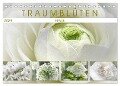Traumblüten in Weiß (Tischkalender 2024 DIN A5 quer), CALVENDO Monatskalender - Martina Cross