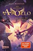 Cover-Bild zum Titel 'Die Abenteuer des Apollo 4: Die Gruft des Tyrannen' von 'Rick Riordan'