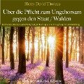 Cover-Bild zum Titel 'Henry David Thoreau: Über die Pflicht zum Ungehorsam gegen den Staat / Walden' von 'Henry David Thoreau'