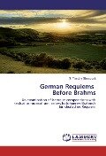 German Requiems Before Brahms - S. Timothy Glasscock