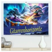 Gitarrenhorizonte (hochwertiger Premium Wandkalender 2026 DIN A2 quer), Kunstdruck in Hochglanz - Dusanka Djeric