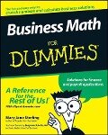 Business Math For Dummies - Mary Jane Sterling