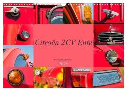 Citroën 2 CV Ente - Faszinierende Details (Wandkalender 2025 DIN A3 quer), CALVENDO Monatskalender - Meike Bölts
