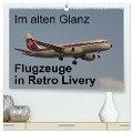Im alten Glanz: Flugzeuge in Retro Livery (hochwertiger Premium Wandkalender 2024 DIN A2 quer), Kunstdruck in Hochglanz - Thomas Heilscher