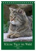 Kleine Tiger im Wald (Tischkalender 2024 DIN A5 hoch), CALVENDO Monatskalender - Roland Brack