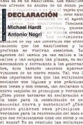 Cover-Bild zum Titel 'Declaración' von 'Antonio Negri, Michael Hardt'