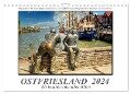 Ostfriesland - die bezaubernden alten Häfen (Wandkalender 2024 DIN A4 quer), CALVENDO Monatskalender - Peter Roder
